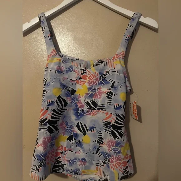 Fp Movement Never Better Printed Mystic Floral Combo Tank free people M NWT NEW - Picture 2 of 9